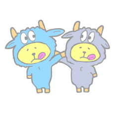 [LINEスタンプ] 青柳くんと黒柳くんの画像（メイン）