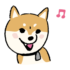 [LINEスタンプ] 柴犬「はち」の画像（メイン）