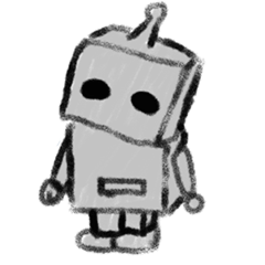 [LINEスタンプ] Lonely Roboの画像（メイン）