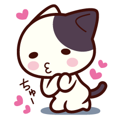 [LINEスタンプ] ぶち猫 にゃんこ 3