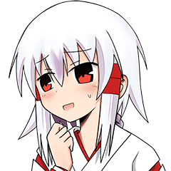 [LINEスタンプ] 櫻色の巫女--第一彈