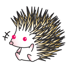 [LINEスタンプ] ハリネズミのブッキー