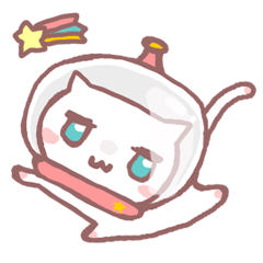 [LINEスタンプ] 宇宙ネコ