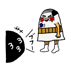 [LINEスタンプ] 布男とくろまめクンの日常