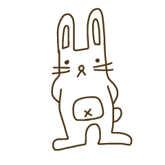 [LINEスタンプ] うさぎうさぎうさぎ