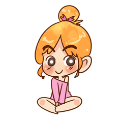 [LINEスタンプ] Sassy Pink Girl