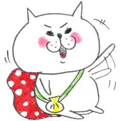 [LINEスタンプ] Chieko cat