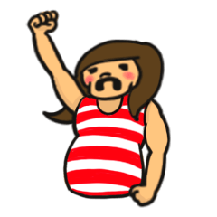 [LINEスタンプ] ヒゲダンサー