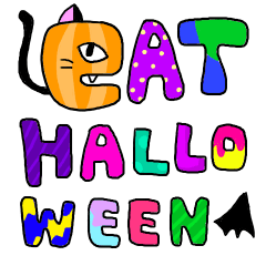 [LINEスタンプ] キャット ハロウィン