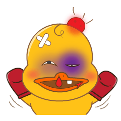 [LINEスタンプ] DA DA DUCK