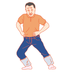 [LINEスタンプ] おじさんの組み立て方