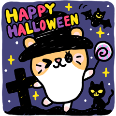 [LINEスタンプ] ハロウィン☆ハムスター