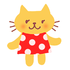 [LINEスタンプ] かわいいこねこの画像（メイン）