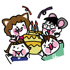 [LINEスタンプ] My family