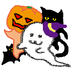 [LINEスタンプ] ハロウィンのゆかいな仲間たち