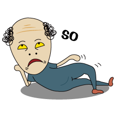 [LINEスタンプ] old fellow