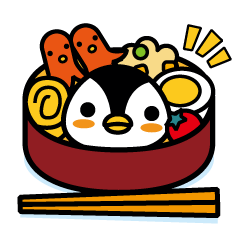 [LINEスタンプ] Penguin Cafe