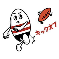 [LINEスタンプ] ラグパン