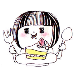 [LINEスタンプ] あたしは あこ。の画像（メイン）