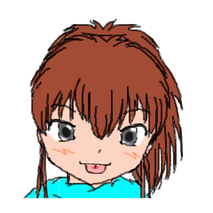 [LINEスタンプ] 天真爛漫少女「天子」の画像（メイン）