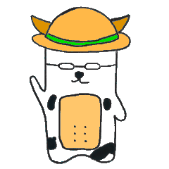 [LINEスタンプ] 北海道出身！犬牛！