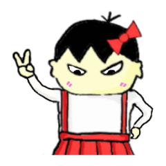 [LINEスタンプ] 「くるみちゃん」風に乗って空へ