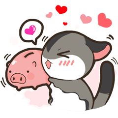 [LINEスタンプ] Mini Suggies : ラブリーペットの画像（メイン）