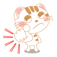 [LINEスタンプ] 三毛ねこの日常 第2弾！ (会話文字入り)