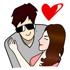 [LINEスタンプ] Mr.Love(1/6) PLAN HIT ON HIS GIRLS(1/4)