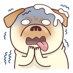 [LINEスタンプ] woof woof woof