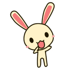 [LINEスタンプ] Tokki Toki Rabbit