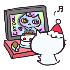 [LINEスタンプ] ぼっちネコのイベント行事