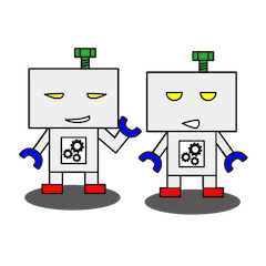 [LINEスタンプ] 無気力ロボット