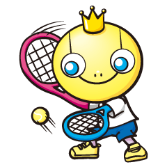 [LINEスタンプ] 宇宙最強のテニスプレイヤー「テニボ君」
