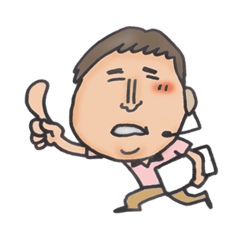 [LINEスタンプ] ハチャメチャ業界くんが行く！