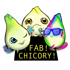 [LINEスタンプ] ふぁぶちこ！FAB CHICORYの画像（メイン）