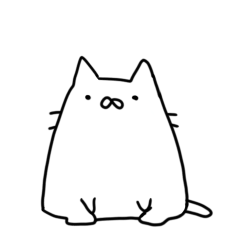 [LINEスタンプ] ゆるゆるしろねこ