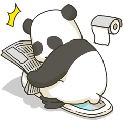 [LINEスタンプ] Fatty the Panda