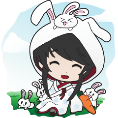 [LINEスタンプ] Shirayuki Hime