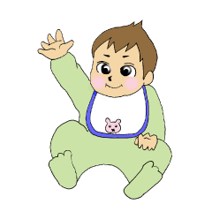 [LINEスタンプ] BABYスタンプ （男の子）の画像（メイン）