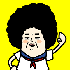 [LINEスタンプ] 質問少女の画像（メイン）