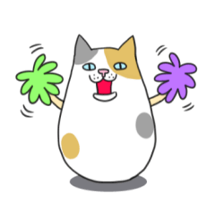 [LINEスタンプ] おきあがりネコぼし