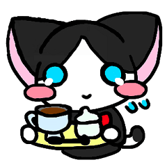 [LINEスタンプ] 丁寧なご挨拶のスタンプ！黒猫執事がお届けの画像（メイン）