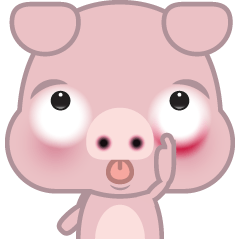 [LINEスタンプ] Dohdoh, The Pig