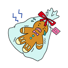 [LINEスタンプ] My Date With a gingerbread