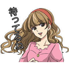 [LINEスタンプ] '13 Miss Universe Japan松尾モテスタンプ