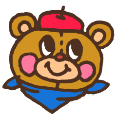 [LINEスタンプ] クマの子ポロンの画像（メイン）