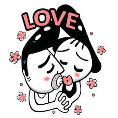 [LINEスタンプ] Chunjiaoと志明の画像（メイン）