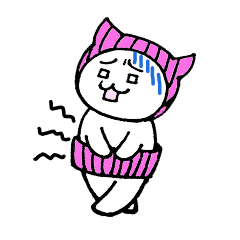 [LINEスタンプ] はらいたネコ