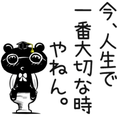 [LINEスタンプ] zumoの 黒クマせんせーvol.1